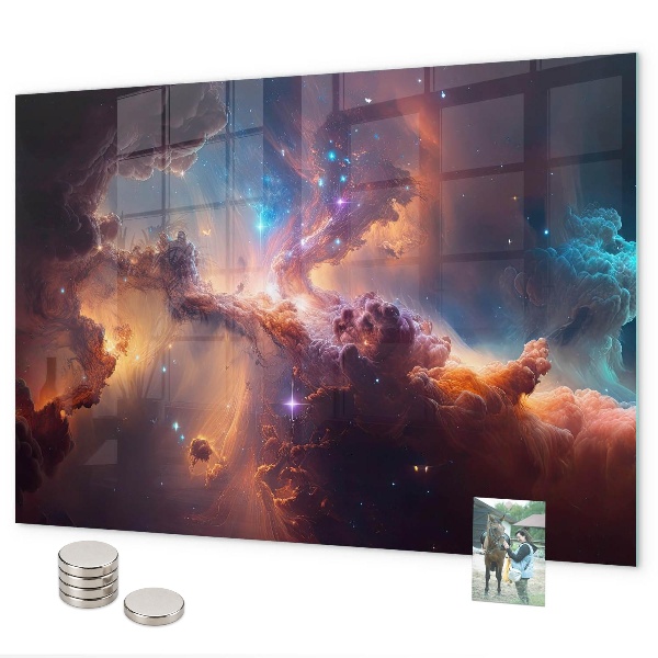 Tableau magnétique mural Le monde des étoiles et de l'espace