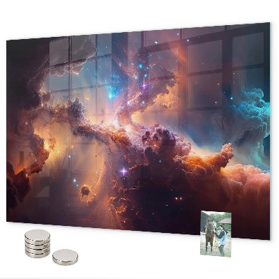 Tableau magnétique mural Le monde des étoiles et de l'espace