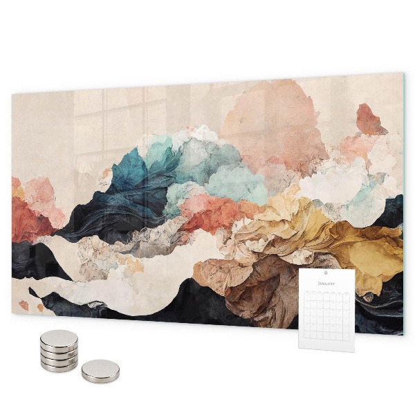 Tableau magnétique paysage abstrait