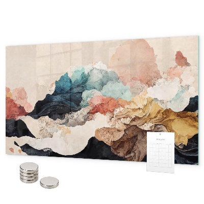 Tableau magnétique paysage abstrait
