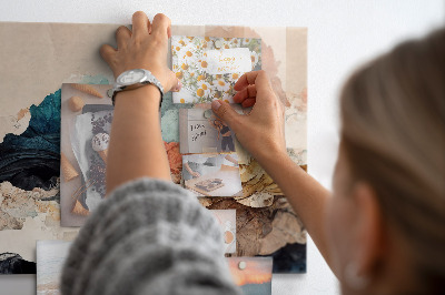 Tableau magnétique paysage abstrait