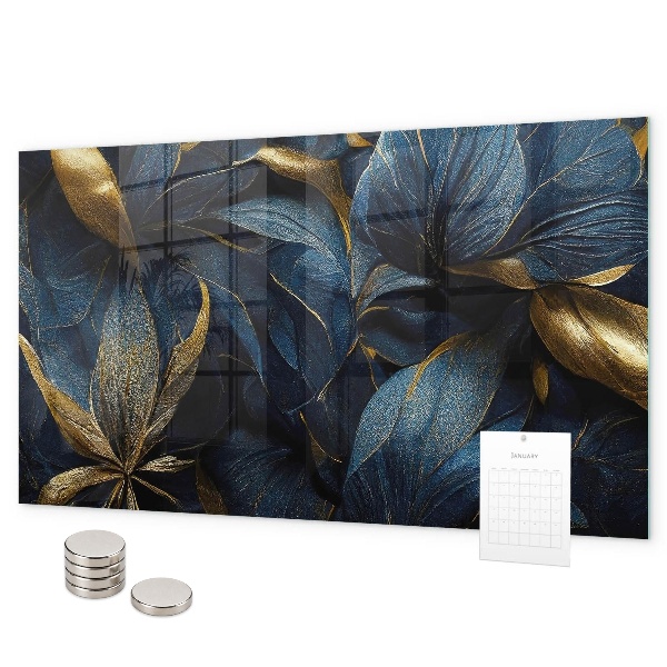 Tableau magnétique mural Fleurs ornementales