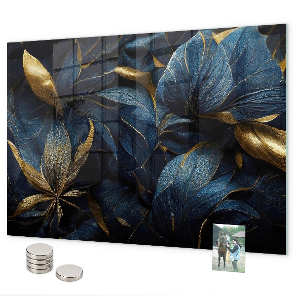 Tableau magnétique mural Fleurs ornementales