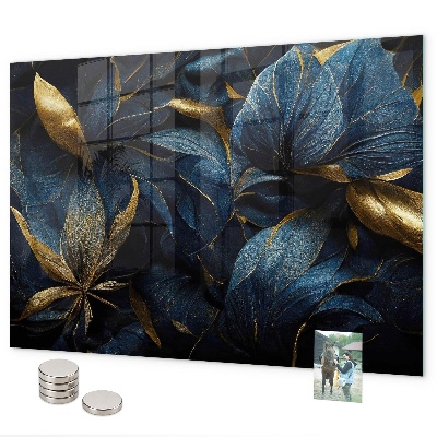 Tableau magnétique mural Fleurs ornementales