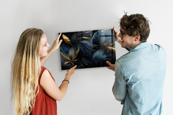 Tableau magnétique mural Fleurs ornementales