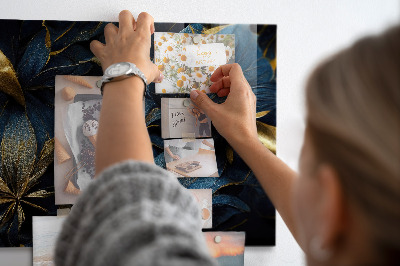 Tableau magnétique mural Fleurs ornementales