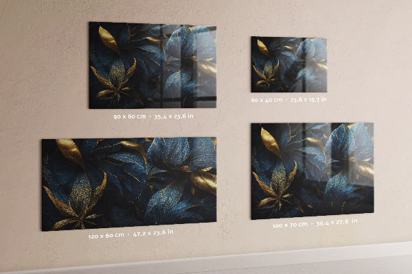 Tableau magnétique mural Fleurs ornementales