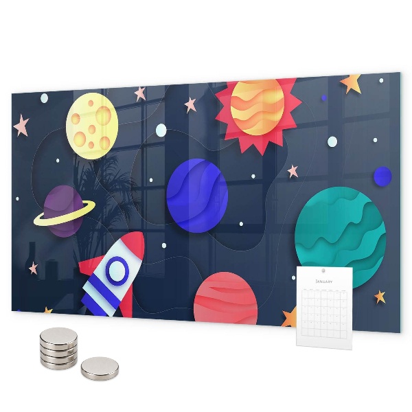 Tableau magnétique mural Espace enfants