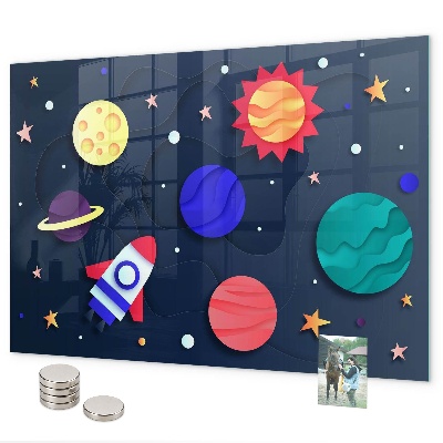 Tableau magnétique mural Espace enfants