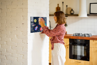 Tableau magnétique mural Espace enfants