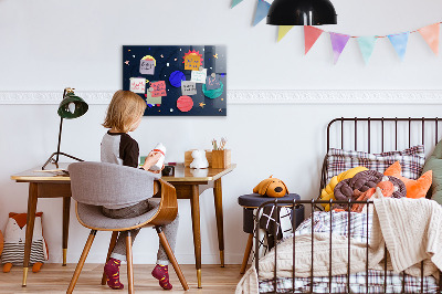 Tableau magnétique mural Espace enfants