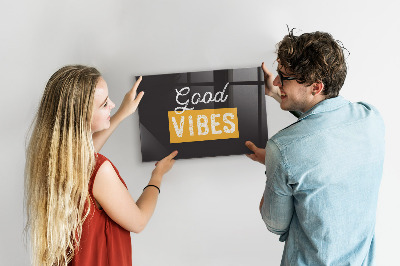 Tableau magnétique mural Citation inspirante