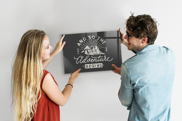 Tableau magnétique Citation sur l'aventure