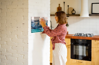 Tableau magnétique mural Eau de baleine