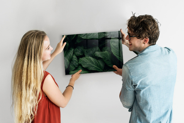 Tableau magnétique mural Monstera tropical