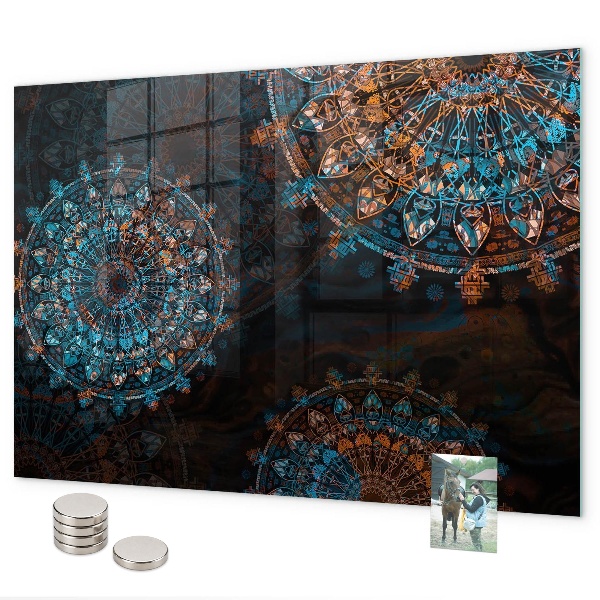 Tableau magnétique mural Motif mandala