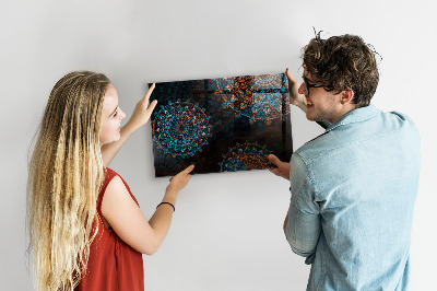 Tableau magnétique mural Motif mandala