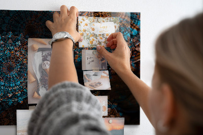 Tableau magnétique mural Motif mandala