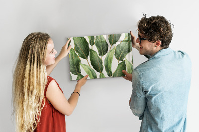 Tableau magnétique mural feuilles de palmier