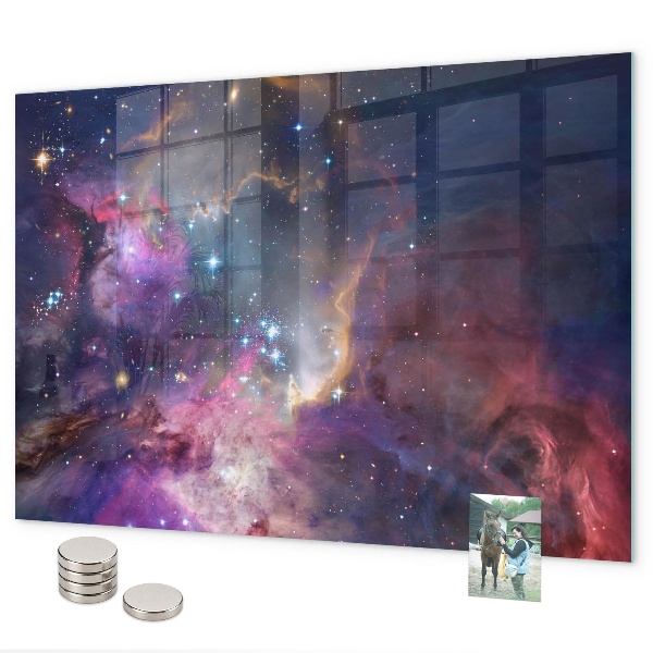 Tableau magnétique mural Monde Galactique