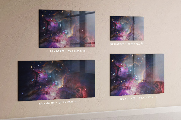 Tableau magnétique mural Monde Galactique