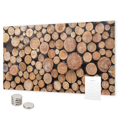 Tableau magnétique mural anneaux de croissance des arbres