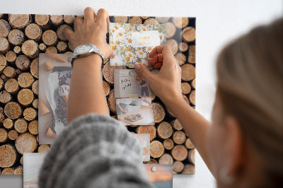 Tableau magnétique mural anneaux de croissance des arbres