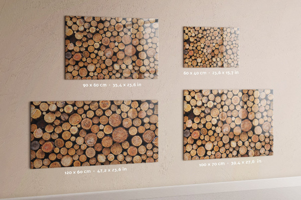 Tableau magnétique mural anneaux de croissance des arbres