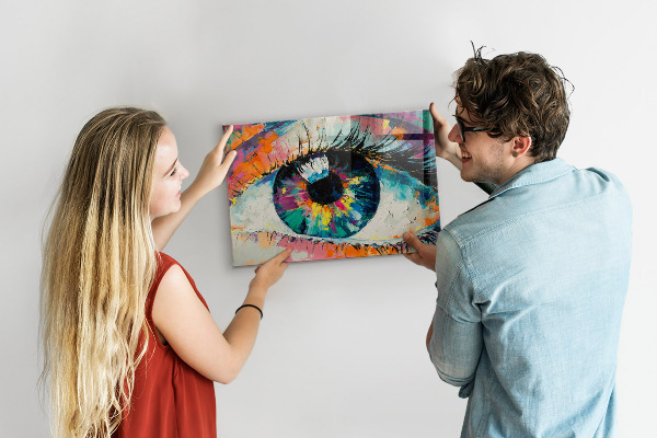 Tableau magnétique mural La pupille de l'œil humain