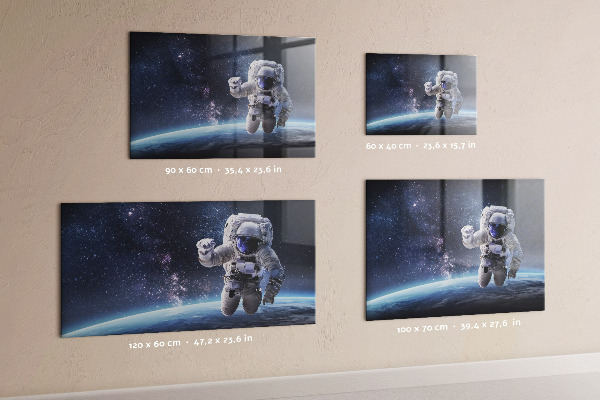 Tableau magnétique mural Astronaute