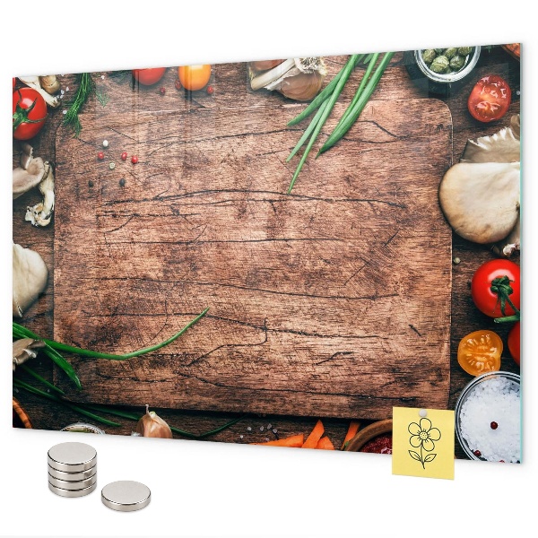 Tableau magnétique mural planche à découper