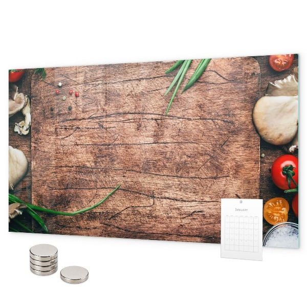 Tableau magnétique mural planche à découper