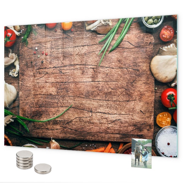 Tableau magnétique mural planche à découper