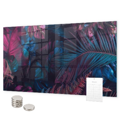Tableau magnétique Fleurs exotiques