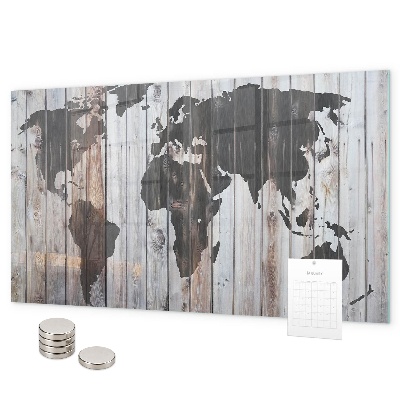 Tableau magnétique Le monde sur les planches
