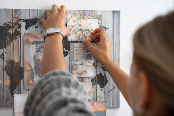 Tableau magnétique Le monde sur les planches