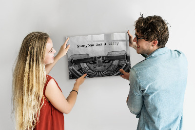 Tableau magnétique Chacun a sa propre histoire
