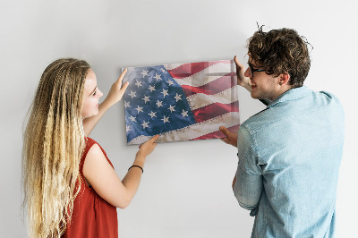 Tableau magnétique mural drapeau américain