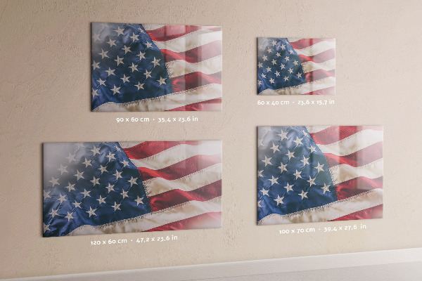 Tableau magnétique mural drapeau américain