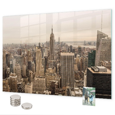 Tableau magnétique paysage urbain