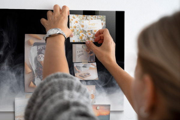 Tableau magnétique Fumée