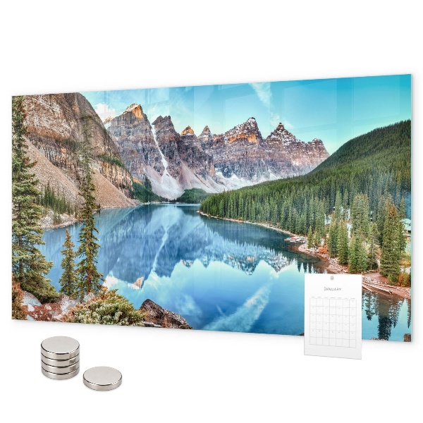 Tableau magnétique mural paysage de montagne
