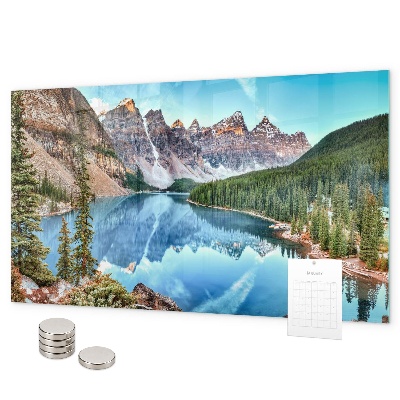 Tableau magnétique mural paysage de montagne