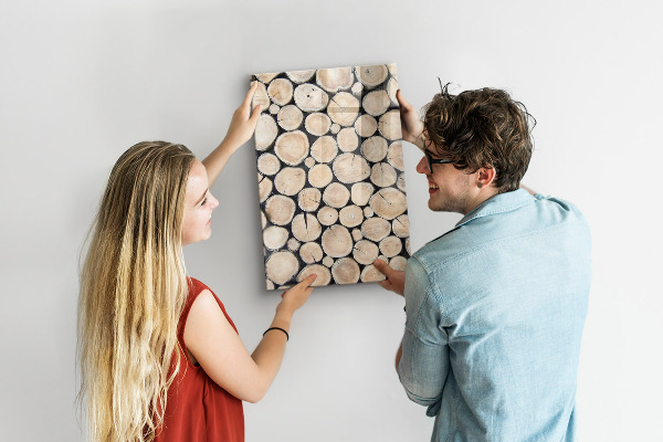 Tableau aimanté Un arbre abattu