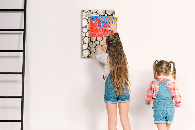 Tableau aimanté Un arbre abattu