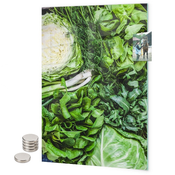 Tableau magnétique décoratif feuilles tropicales sombres