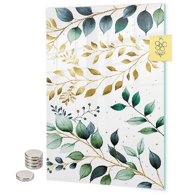 Tableau magnétique décoratif Feuilles délicates