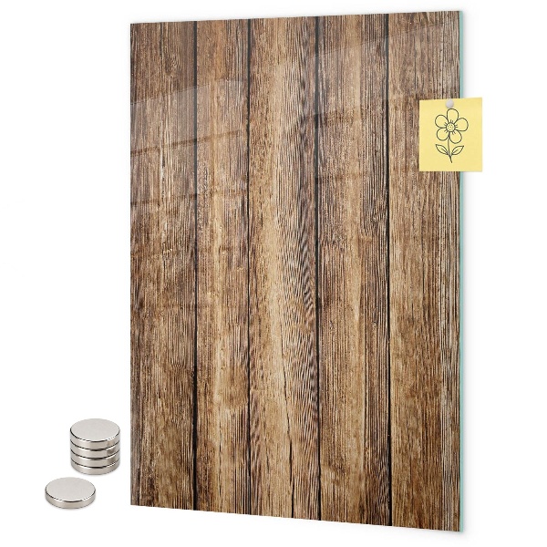 Tableau aimanté planches