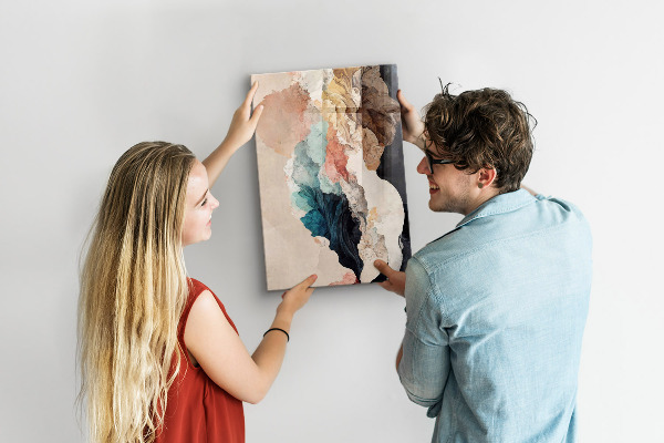 Tableau aimanté taches lumineuses et abstraites