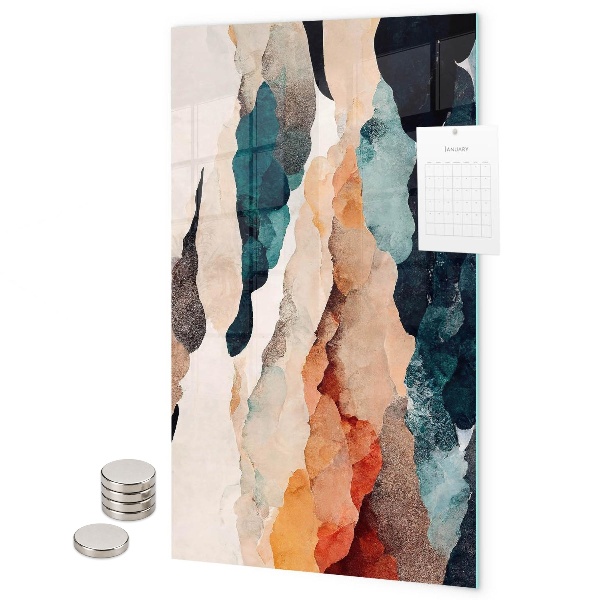 Tableau magnétique décoratif Taches abstraites
